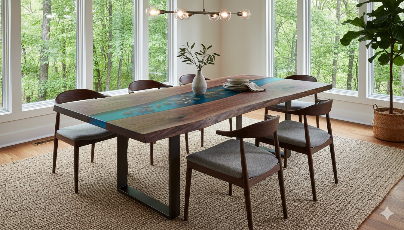 Custom Solid Wood Dining Table
